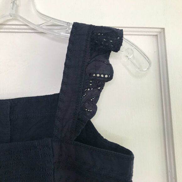 Loft | Eyelet Button-Down Shell - Picture 11 of 14